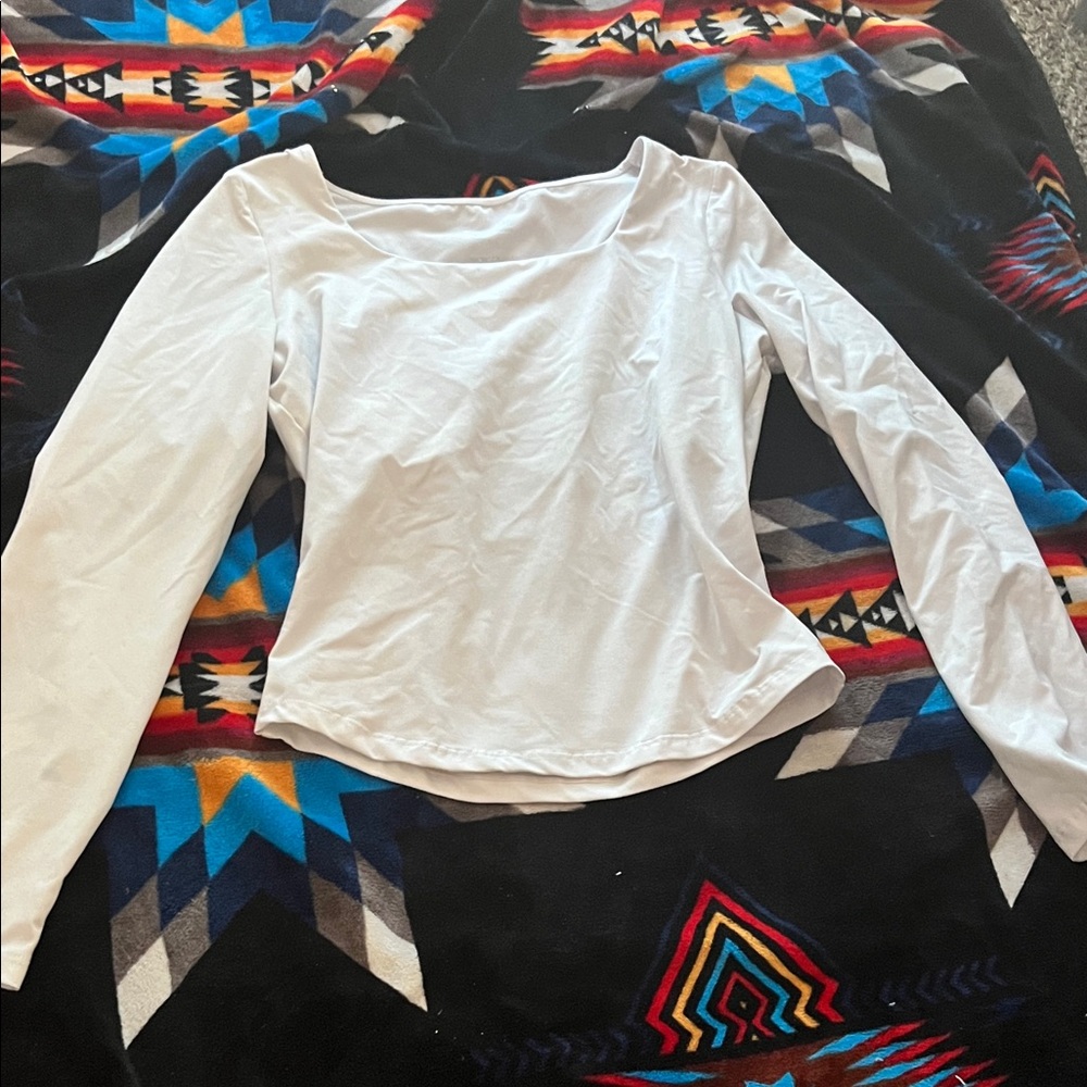 Elegant White Women's Top SET OF TWO